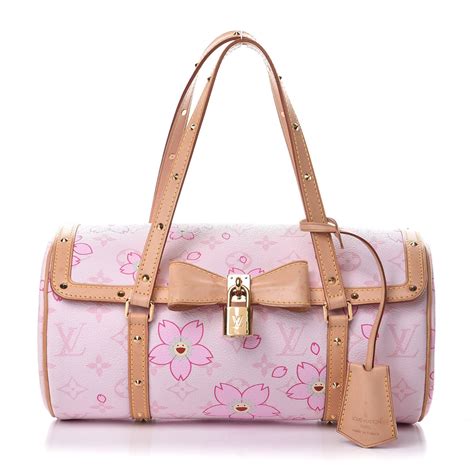 louis vuitton papillon handbag monogram cherry blossom ladies new